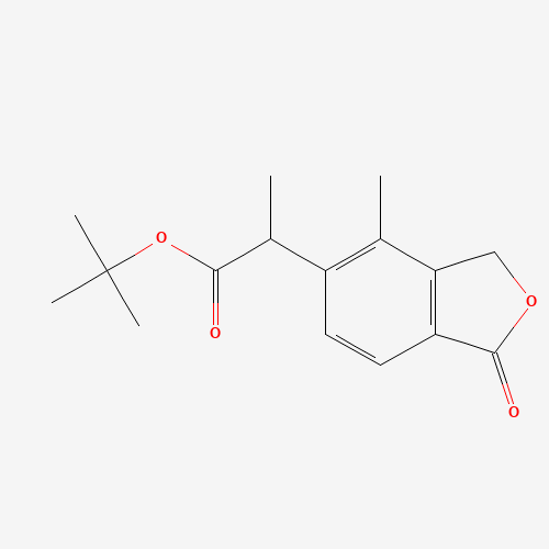 tert-butyl 2-(4-methyl-1-oxo-3H-2-benzofuran-5-yl)propanoate (CAS: 1255207-06-7) - Related Chemical Product