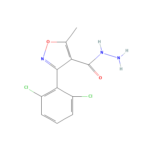 3-(2,6-dichlorophenyl)-5-methyl-1,2-oxazole-4-carbohydrazide (CAS: 263255-98-7) - Related Chemical Product