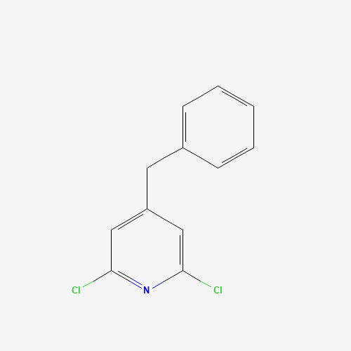 4-benzyl-2,6-dichloropyridine (CAS: 1334294-21-1) - Chemical Structure and Molecular Formula 