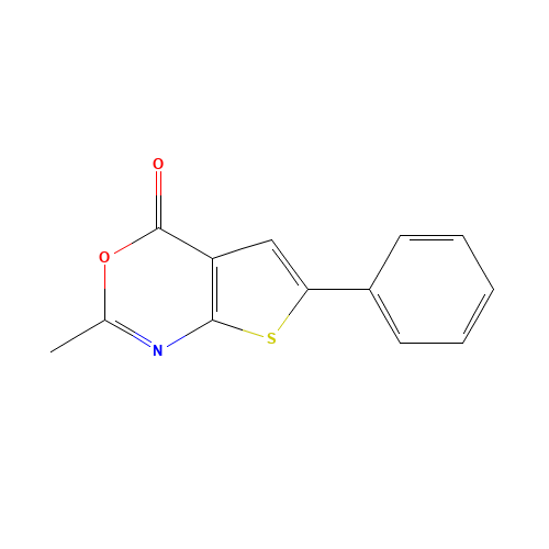 2-methyl-6-phenylthieno[2,3-d][1,3]oxazin-4-one (CAS: 370587-15-8) - Related Chemical Product