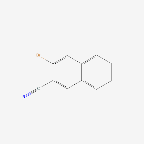 3-bromonaphthalene-2-carbonitrile (CAS: 54245-34-0) - Chemical Structure and Molecular Formula 