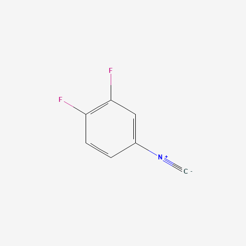 1,2-difluoro-4-isocyanobenzene (CAS: 472958-69-3) - Chemical Structure and Molecular Formula 