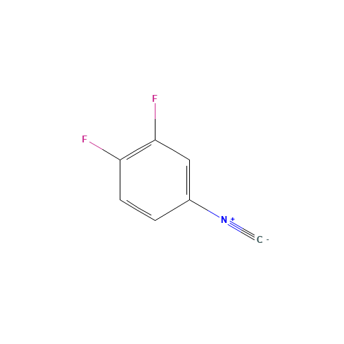 1,2-difluoro-4-isocyanobenzene (CAS: 472958-69-3) - Chemical Structure and Molecular Formula 