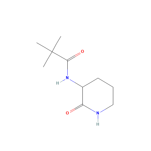 2,2-dimethyl-N-(2-oxopiperidin-3-yl)propanamide (CAS: 1110662-33-3) - Related Chemical Product