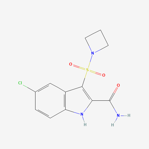 3-(azetidin-1-ylsulfonyl)-5-chloro-1H-indole-2-carboxamide (CAS: 661467-90-9) - Related Chemical Product