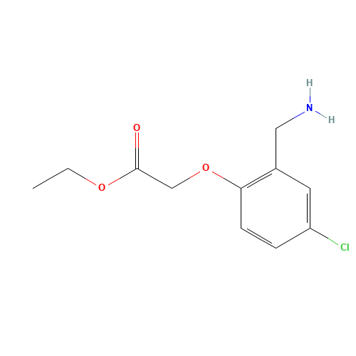 ethyl 2-[2-(aminomethyl)-4-chlorophenoxy]acetate (CAS: 199296-49-6) - Related Chemical Product