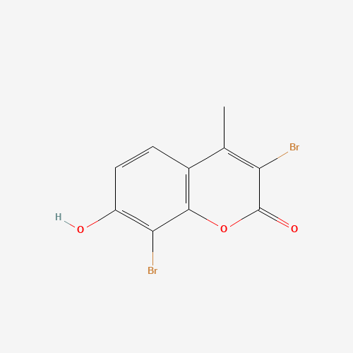 3,8-dibromo-7-hydroxy-4-methylchromen-2-one (CAS: 90876-67-8) - Related Chemical Product