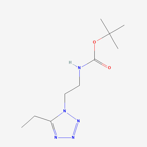 tert-butyl N-[2-(5-ethyltetrazol-1-yl)ethyl]carbamate (CAS: 1244058-83-0) - Related Chemical Product