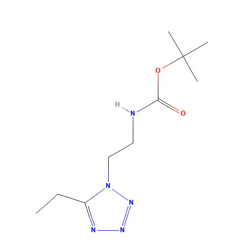 tert-butyl N-[2-(5-ethyltetrazol-1-yl)ethyl]carbamate (CAS: 1244058-83-0) - Related Chemical Product