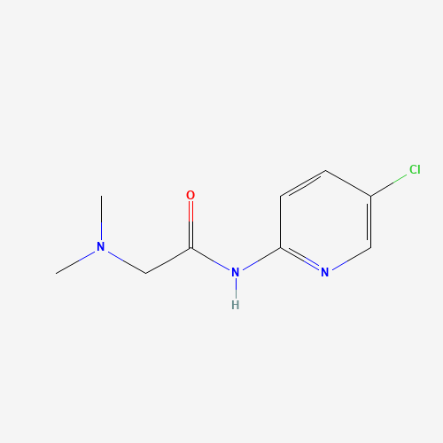 N-(5-chloropyridin-2-yl)-2-(dimethylamino)acetamide (CAS: 517902-77-1) - Chemical Structure and Molecular Formula 