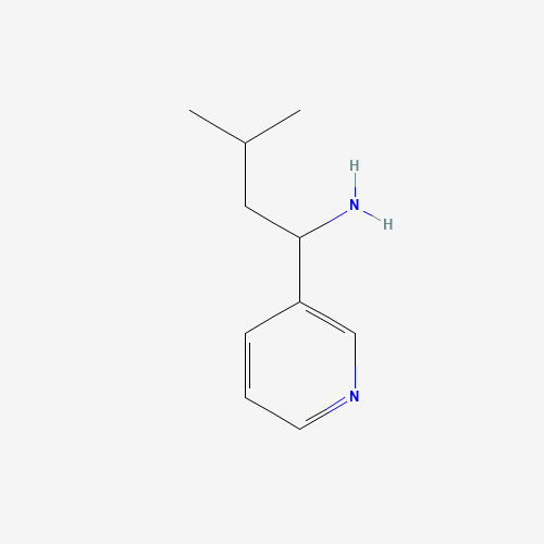 3-methyl-1-pyridin-3-ylbutan-1-amine (CAS: 938459-12-2) - Chemical Structure and Molecular Formula 