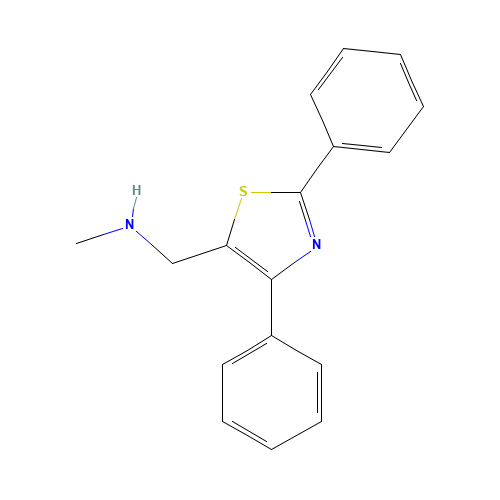 1-(2,4-diphenyl-1,3-thiazol-5-yl)-N-methylmethanamine (CAS: 884507-18-0) - Related Chemical Product