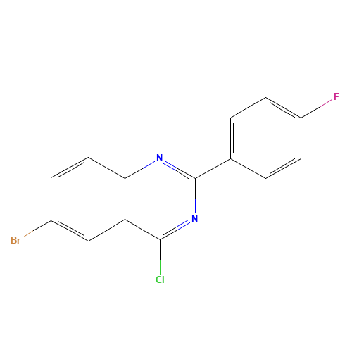 6-bromo-4-chloro-2-(4-fluorophenyl)quinazoline (CAS: 885277-35-0) - Related Chemical Product