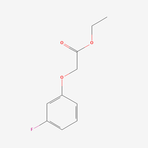 ethyl 2-(3-fluorophenoxy)acetate (CAS: 777-70-8) - Chemical Structure and Molecular Formula 