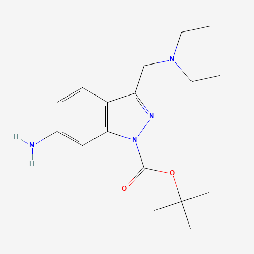tert-butyl 6-amino-3-(diethylaminomethyl)indazole-1-carboxylate (CAS: 887590-89-8) - Related Chemical Product