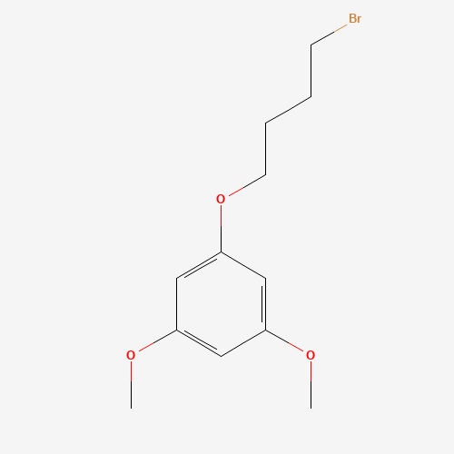1-(4-bromobutoxy)-3,5-dimethoxybenzene (CAS: 188174-50-7) - Chemical Structure and Molecular Formula 