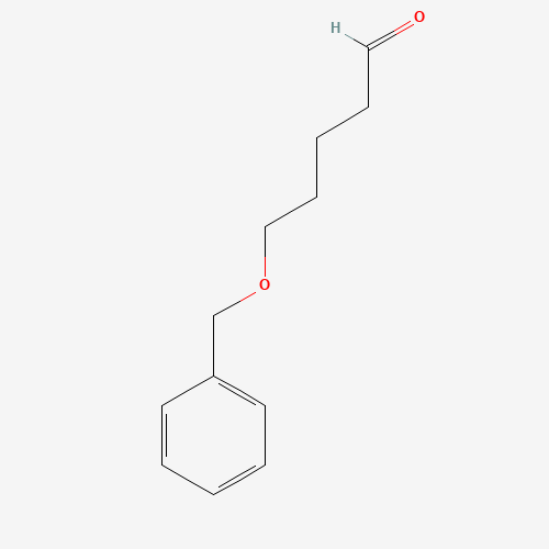 5-phenylmethoxypentanal (CAS: 78999-24-3) - Chemical Structure and Molecular Formula 
