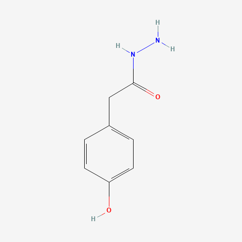2-(4-hydroxyphenyl)acetohydrazide (CAS: 20277-02-5) - Chemical Structure and Molecular Formula 
