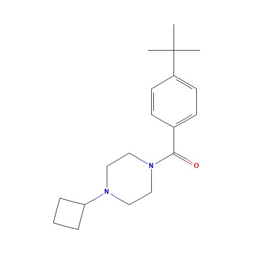 (4-tert-butylphenyl)-(4-cyclobutylpiperazin-1-yl)methanone (CAS: 1000405-00-4) - Related Chemical Product