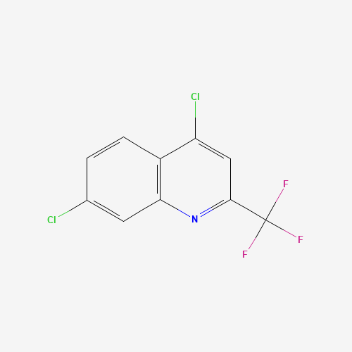 4,7-dichloro-2-(trifluoromethyl)quinoline (CAS: 702640-95-7) - Chemical Structure and Molecular Formula 
