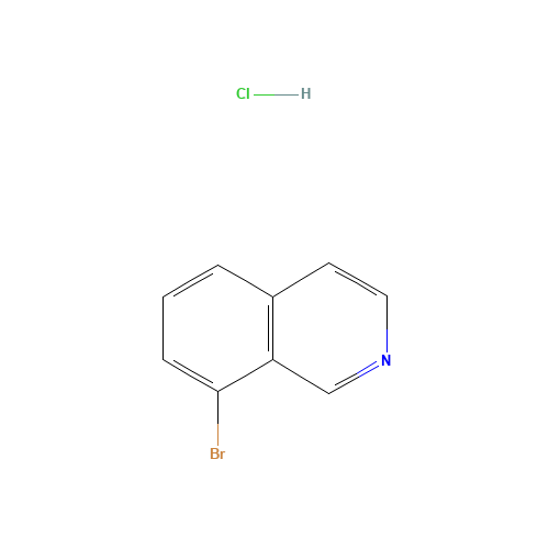 8-bromoisoquinoline;hydrochloride (CAS: 1307316-93-3) - Chemical Structure and Molecular Formula 