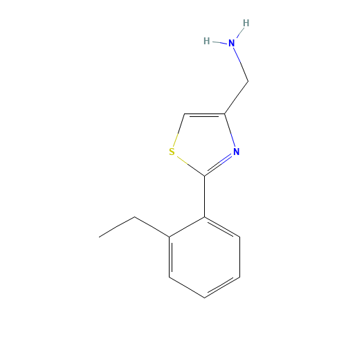 [2-(2-ethylphenyl)-1,3-thiazol-4-yl]methanamine (CAS: 885280-84-2) - Related Chemical Product