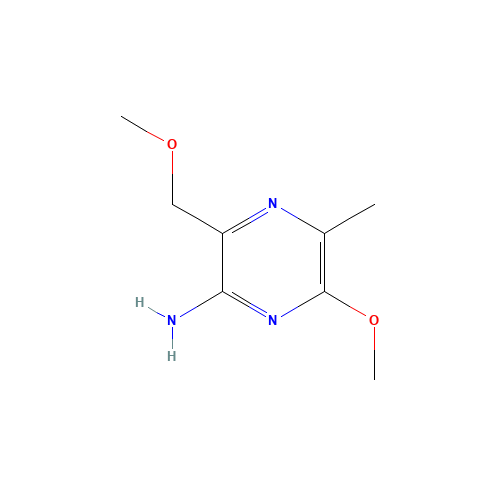 6-methoxy-3-(methoxymethyl)-5-methylpyrazin-2-amine (CAS: 91678-86-3) - Related Chemical Product