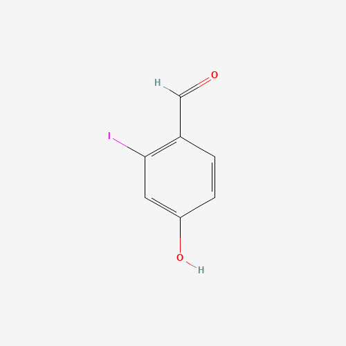 4-hydroxy-2-iodobenzaldehyde (CAS: 90151-01-2) - Chemical Structure and Molecular Formula 