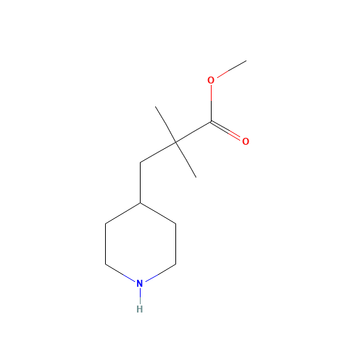 methyl 2,2-dimethyl-3-piperidin-4-ylpropanoate (CAS: 782493-72-5) - Related Chemical Product