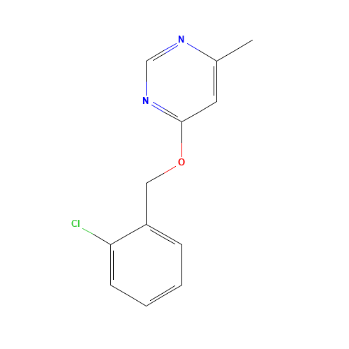 4-[(2-chlorophenyl)methoxy]-6-methylpyrimidine (CAS: 66742-94-7) - Related Chemical Product