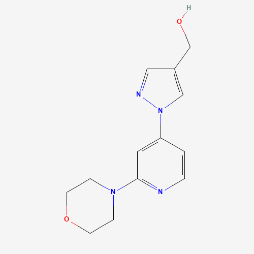 [1-(2-morpholin-4-ylpyridin-4-yl)pyrazol-4-yl]methanol (CAS: 1429309-26-1) - Related Chemical Product