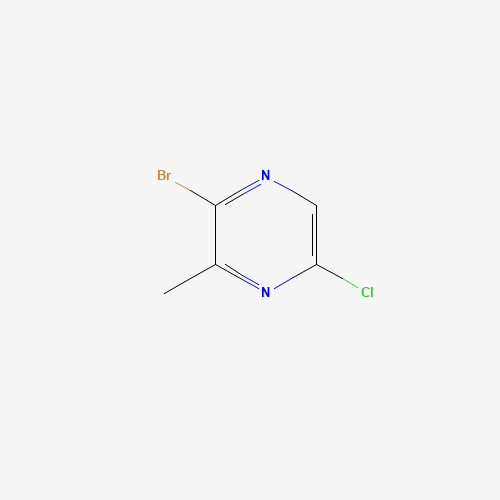 2-bromo-5-chloro-3-methylpyrazine (CAS: 1260664-82-1) - Chemical Structure and Molecular Formula 