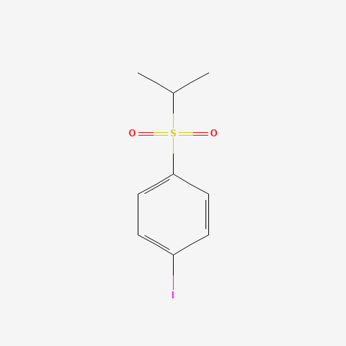 1-iodo-4-propan-2-ylsulfonylbenzene (CAS: 70399-04-1) - Chemical Structure and Molecular Formula 
