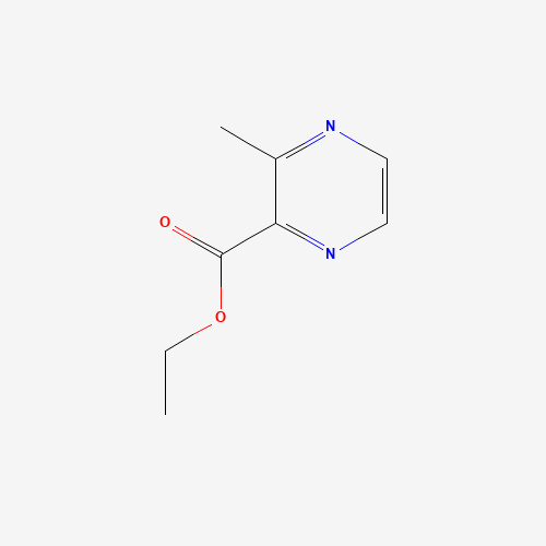 ethyl 3-methylpyrazine-2-carboxylate (CAS: 25513-92-2) - Chemical Structure and Molecular Formula 