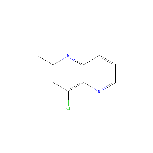 4-chloro-2-methyl-1,5-naphthyridine (CAS: 61319-97-9) - Chemical Structure and Molecular Formula 