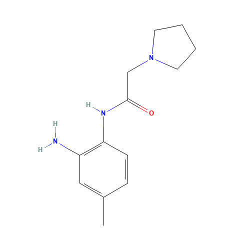 N-(2-amino-4-methylphenyl)-2-pyrrolidin-1-ylacetamide (CAS: 882672-11-9) - Related Chemical Product
