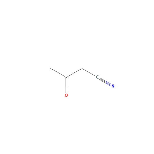 3-oxobutanenitrile (CAS: 2469-99-0) - Chemical Structure and Molecular Formula 