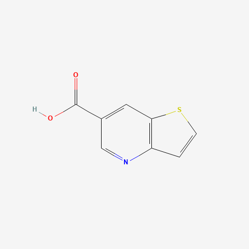 thieno[3,2-b]pyridine-6-carboxylic acid (CAS: 117390-39-3) - Chemical Structure and Molecular Formula 