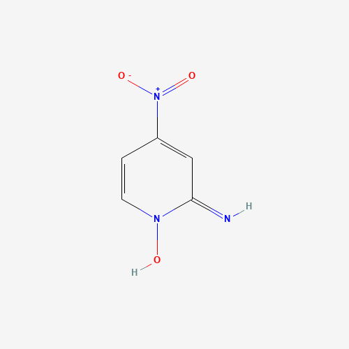1-hydroxy-4-nitropyridin-2-imine (CAS: 52092-45-2) - Chemical Structure and Molecular Formula 