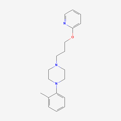 1-(2-methylphenyl)-4-(3-pyridin-2-yloxypropyl)piperazine (CAS: 54063-58-0) - Related Chemical Product
