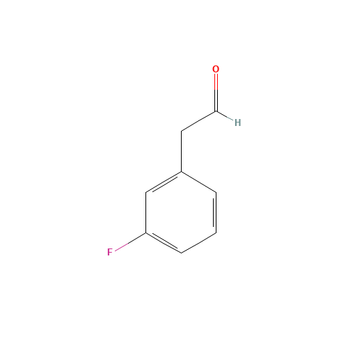 2-(3-fluorophenyl)acetaldehyde (CAS: 75321-89-0) - Chemical Structure and Molecular Formula 