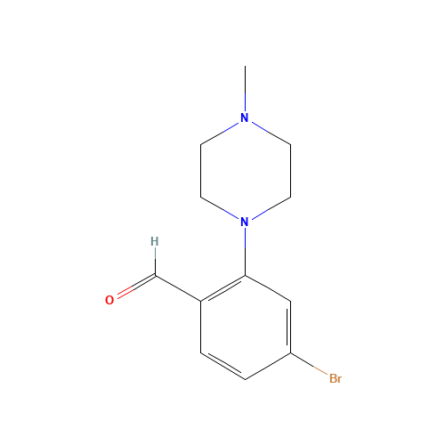 4-bromo-2-(4-methylpiperazin-1-yl)benzaldehyde (CAS: 628326-12-5) - Related Chemical Product