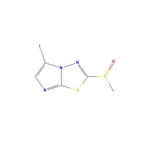 5-iodo-2-methylsulfinylimidazo[2,1-b][1,3,4]thiadiazole (CAS: 1206207-44-4) - Related Chemical Product