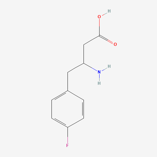 3-amino-4-(4-fluorophenyl)butanoic acid (CAS: 682804-76-8) - Chemical Structure and Molecular Formula 