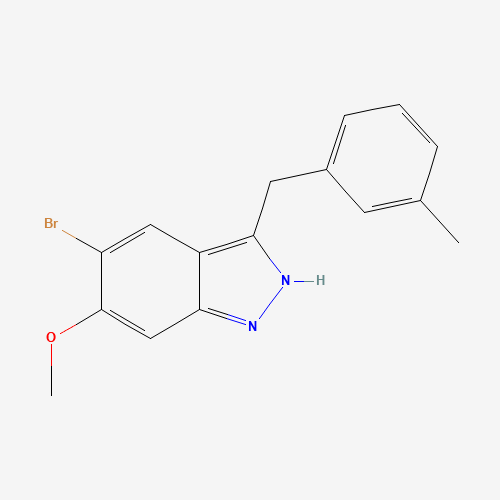 5-bromo-6-methoxy-3-[(3-methylphenyl)methyl]-2H-indazole (CAS: 1001195-64-7) - Related Chemical Product