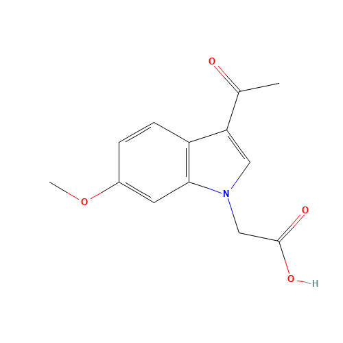 2-(3-acetyl-6-methoxyindol-1-yl)acetic acid (CAS: 1386456-83-2) - Related Chemical Product
