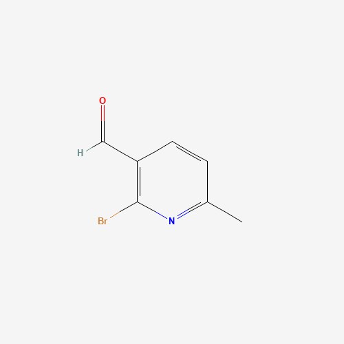 2-bromo-6-methylpyridine-3-carbaldehyde (CAS: 853179-74-5) - Chemical Structure and Molecular Formula 