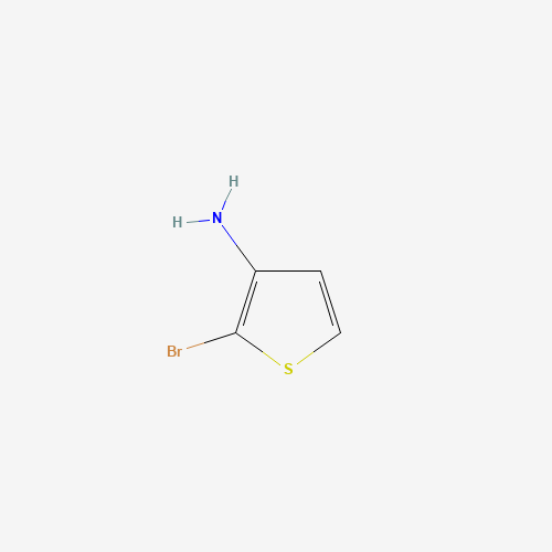 2-bromothiophen-3-amine (CAS: 106944-13-2) - Chemical Structure and Molecular Formula 