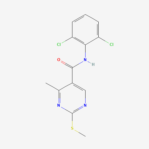N-(2,6-dichlorophenyl)-4-methyl-2-methylsulfanylpyrimidine-5-carboxamide (CAS: 1452230-52-2) - Related Chemical Product
