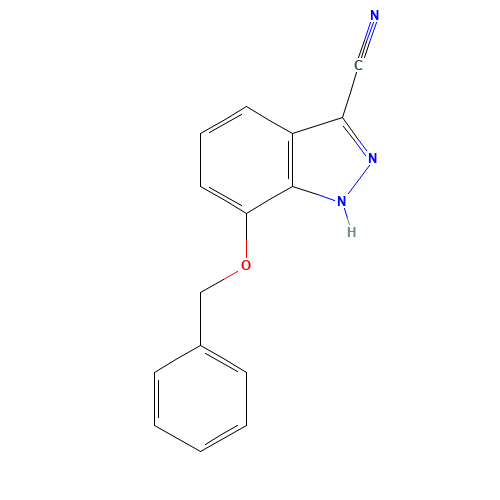 7-phenylmethoxy-1H-indazole-3-carbonitrile (CAS: 1123169-54-9) - Related Chemical Product